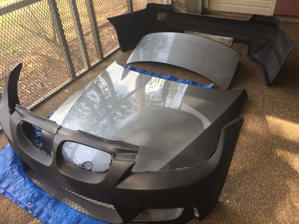 07-10 BMW 3 series stock & aftermarket parts(UPDATE front bumper& hood sold)