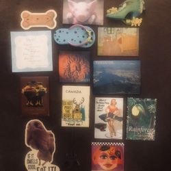 14 Vintage Magnets