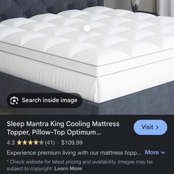 King mattress with box Spring