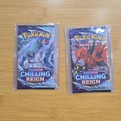 Pokemon Sword & Shield Chilling Reign Booster Packs