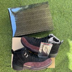 Jordan A Ma Maniere Black 12s 