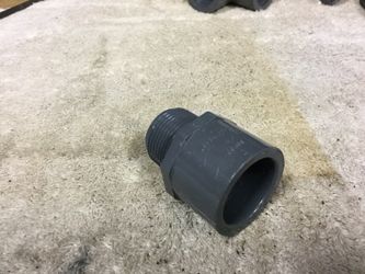 Lasco #836010 SCH-80 PVC 1” MALE ADAPTER MPT X SLIP