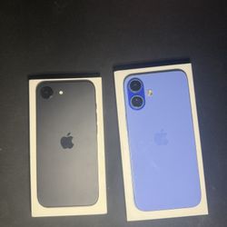 iPhone 16+512GB Ultramarine & 16e128GB Black 