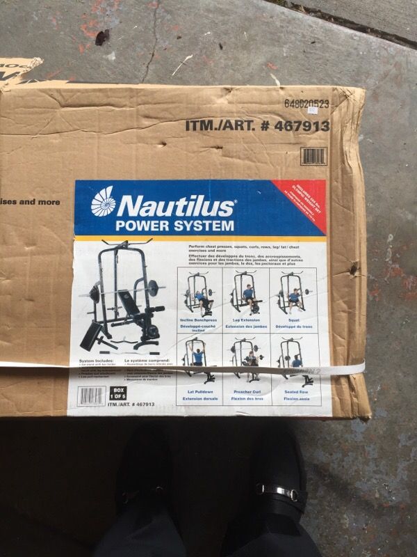 Nautilus power rack nt 907 manual sale