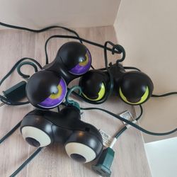 Set of 3 Pairs Halloween Lights Peep n' Peepers  Spooky Flashing Eyes