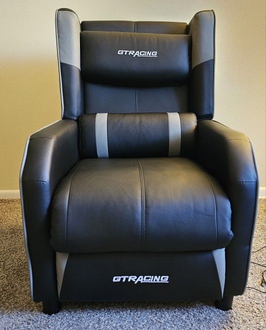 GTRACING Gaming Recliner Chair with Bluetooth Speakers and Massager