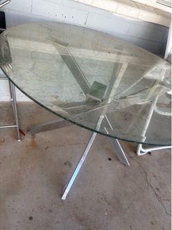 Glass table