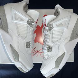 AIR JORDAN 4 OREO WHITE SIZE 9 & 10 NEW