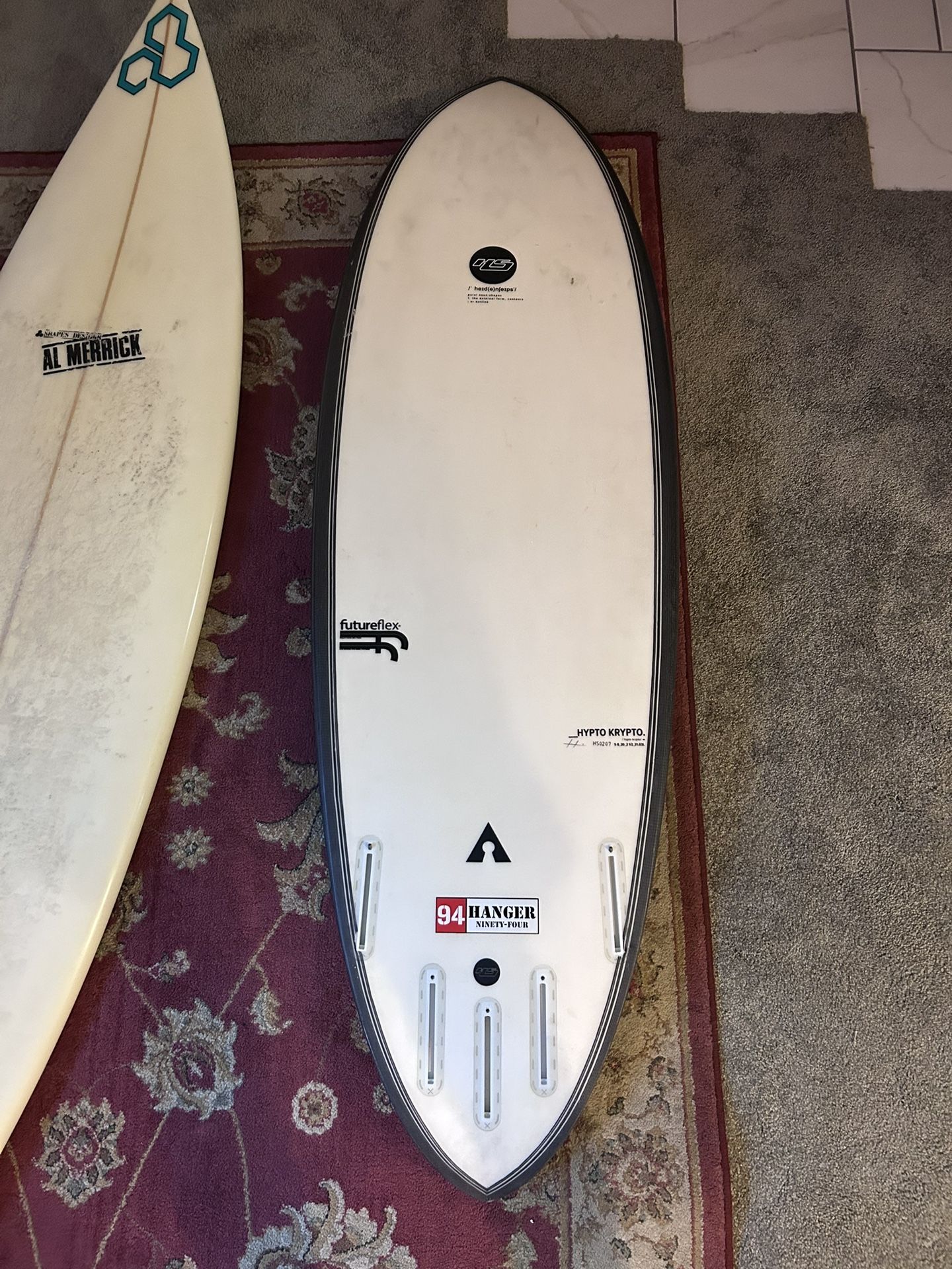 Surfboard Hayden shapes Hypto Crypto 5’8”