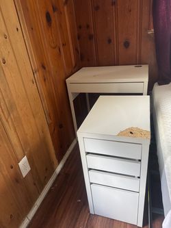 vanity and drawer