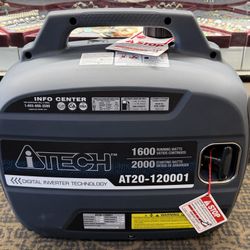 A-iTech 2000 Watt Portable Quiet Gas Powered Inverter Generator