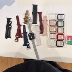 Apple Watch SE rose gold 40mm With Extra Strap And Case 