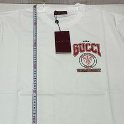 Gucci Logo T-Shirt - White - Size L - Classic Designer