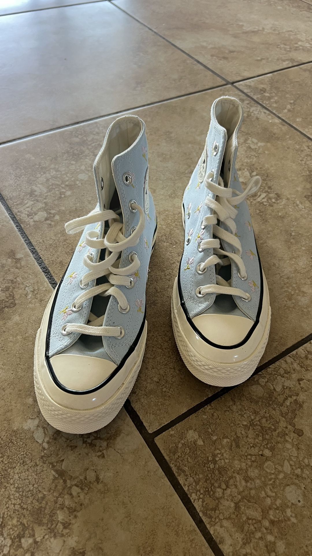Never Used Baby Blue Converse