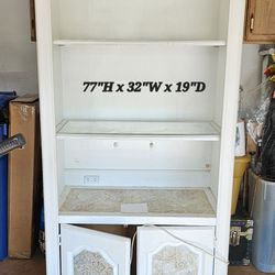 FREE - Display Cabinet - Full Height solid wood  
