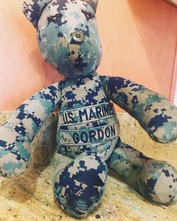 Military Memory Bear.