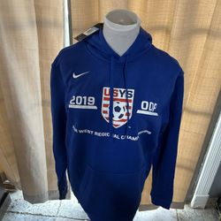 Nike USA Men’s Soccer Training Fleece Sweatshirt Hoodie Size Medium