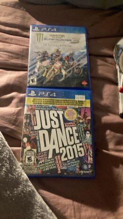 PS4 Just Dance 2015&Monster energy Supercross3