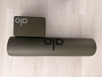 Used Alo Yoga Mat and Block Set for 75$