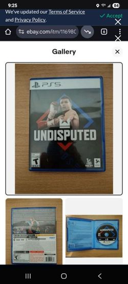 Undisputed boxing ps5 playstation 5