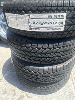 195/65R15 4 new tires bridgestone