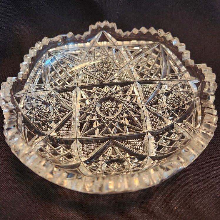 Star Of David Crystal Bowl