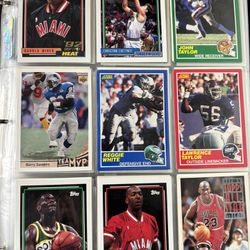 Baseball/Basketball/Football cards 342 cards in total. 