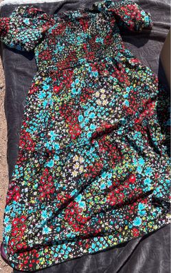 Xl fashion flower dress