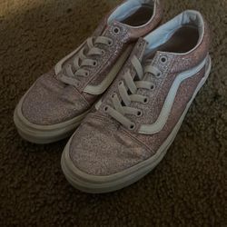 Pink Sparkle Vans