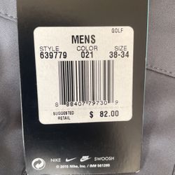 Brand, New, Men's Nike Golf Pants