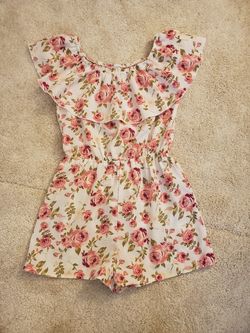 Girls romper 8-10Y