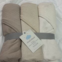 3 Pack Hooded Towel 