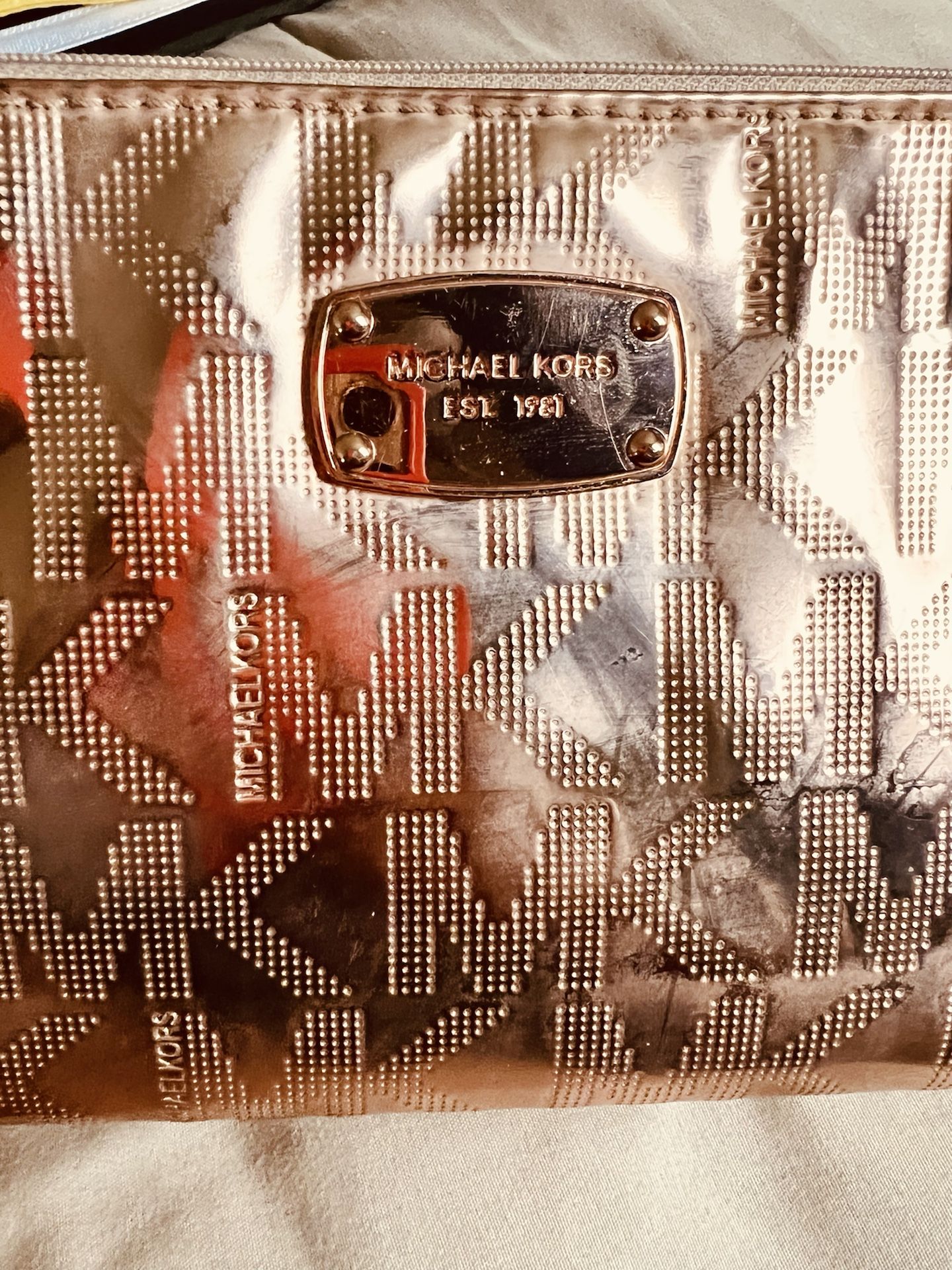 Michael Kors Rose Gold Wristlet