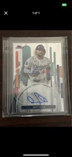 Dodgers Andy Pages Autograph