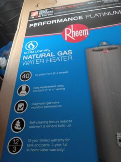 Rheem 40 Gal 12 Yr Warranty