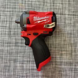 Milwaukee New 1/2” Impact Wrench Stubby M12