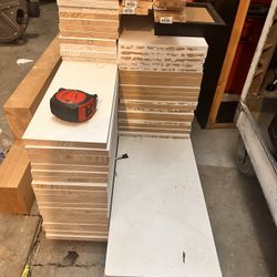 Primed Finger Joint 1x8 / Mdf 1x12 Shelving 