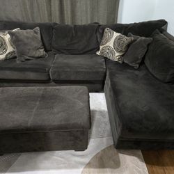 Couch Sofa with Ottoman