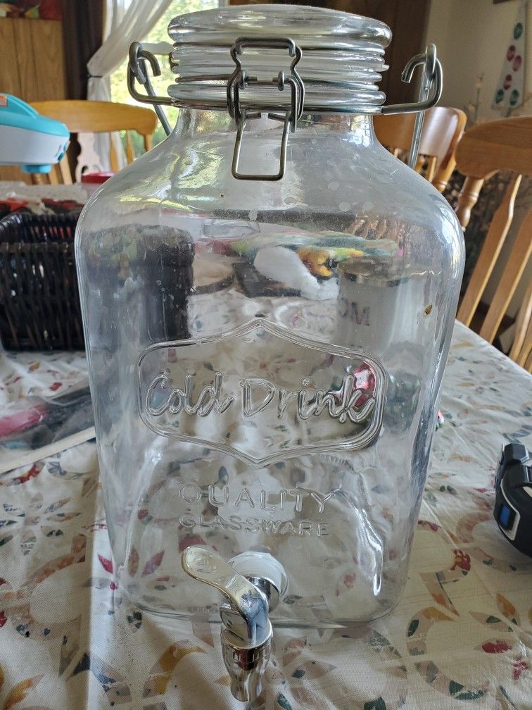 Glass Drink Container