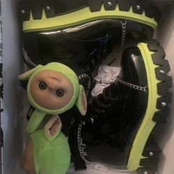 KOI x teletubbies dipsy boots