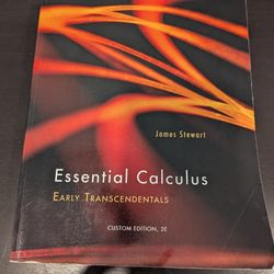 Essential calculus Early Transcendentals Custom Edition 2E James Stewart