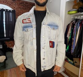 Zara Racing Denim Jacket / Motorsport Streetwear Jacket Size L