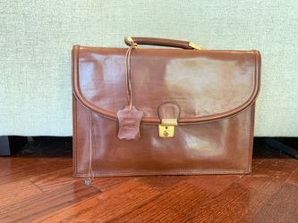 Leather briefcase