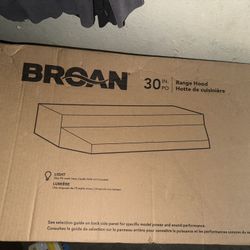 Broan 30 Range Hood Hotte de cuisinière