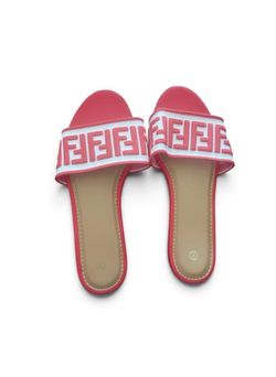Fendi FF Logo Slide Sandals