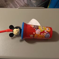 Mickey Mouse Tsum Tsum Cup With Lid And Straw