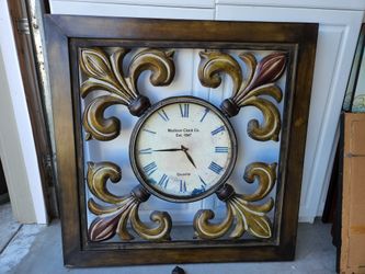 Clock. Large Decorative 