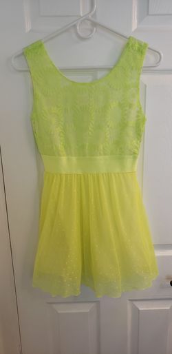Btween Girls Neon Dress Lined Size 12