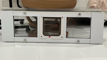 Cat door for window