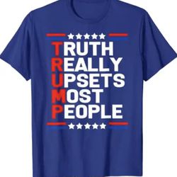 Trump T-shirt, Trump 2024 Blue T Shirt